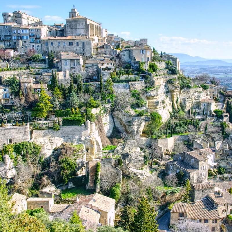 The hilltop village of Gordes